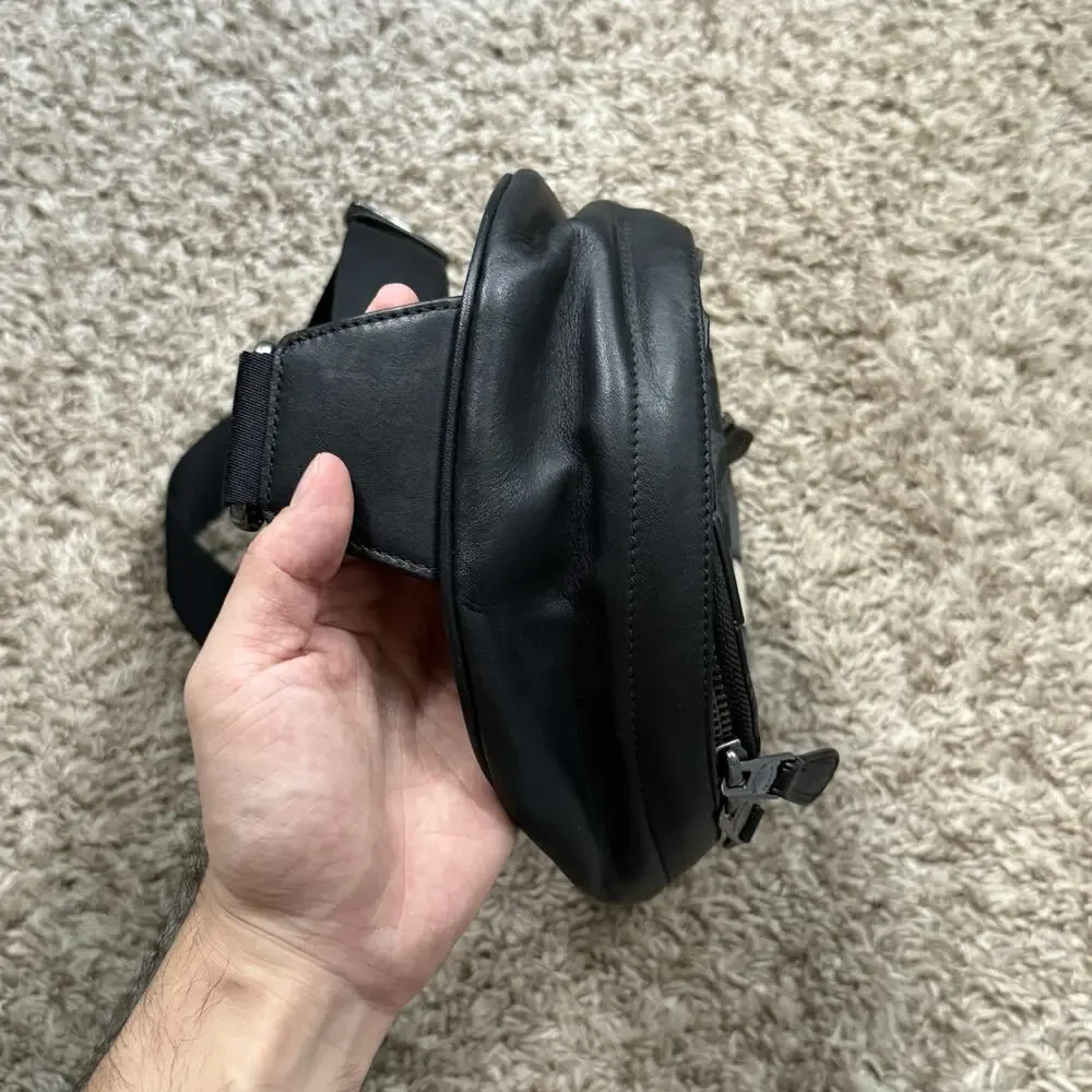 Coach 2999 West Pack In Signature Canvas Leather Varsity Stripe Sling Backpack